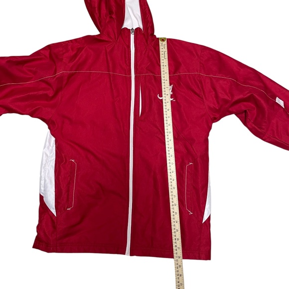 Youth Alabama Front Zip Up Fleece Lined Jacket with Hoodie Size XL 18/20 - Picture 11 of 14